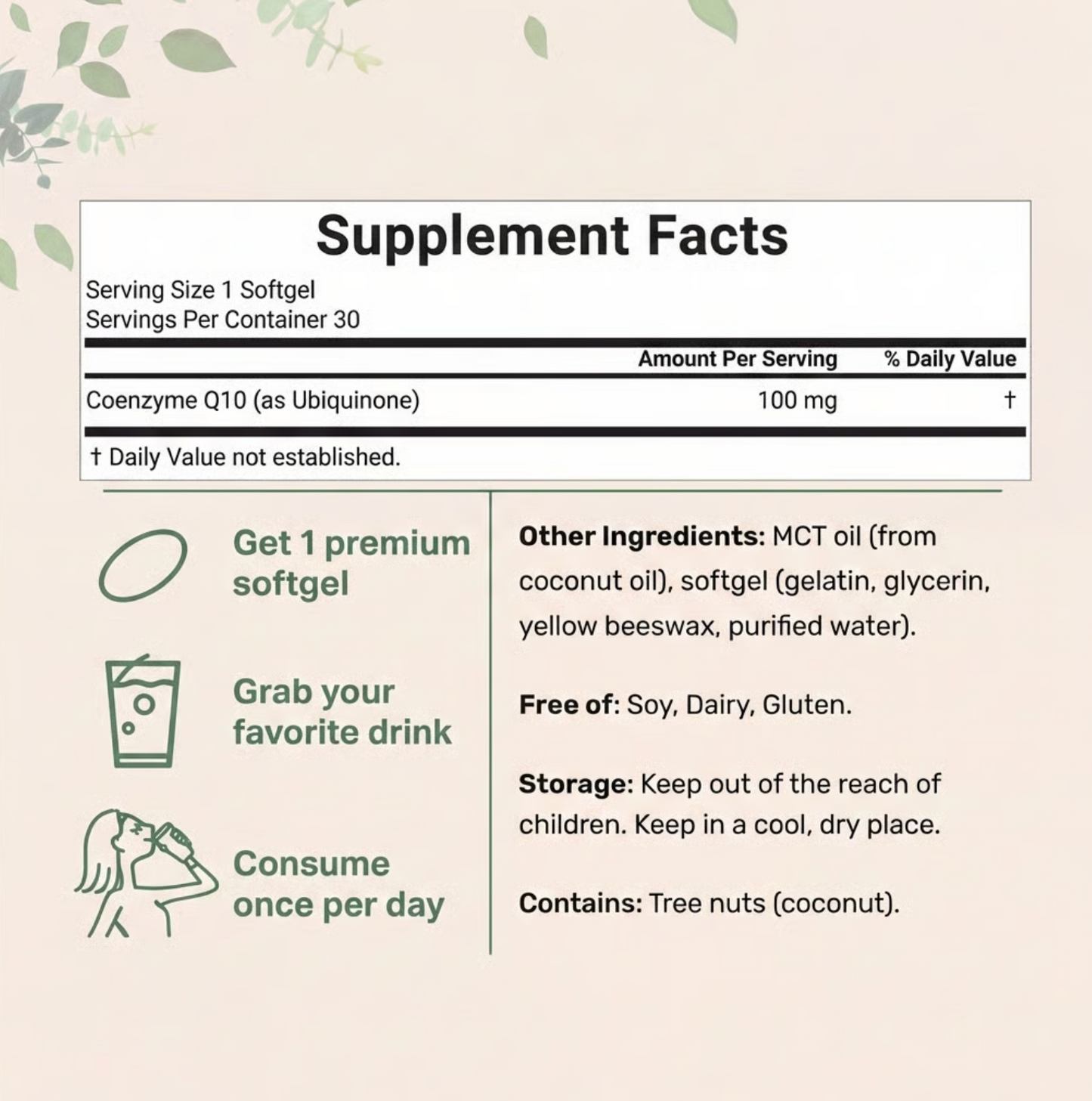 Counter CoQ10 Depletion From Statins