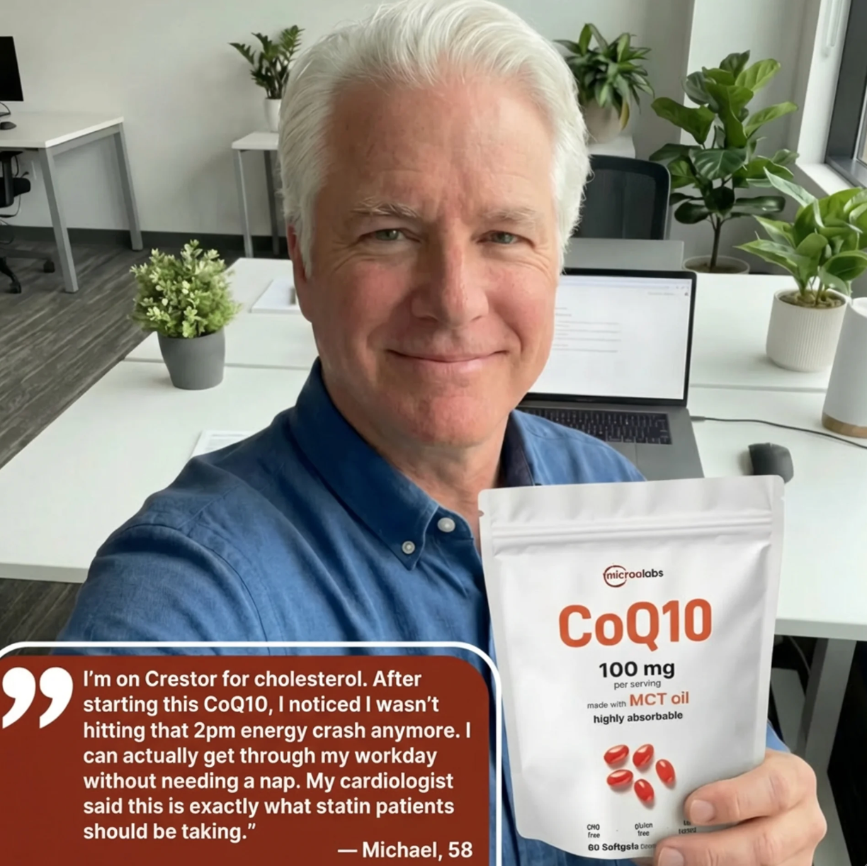 Counter CoQ10 Depletion From Statins